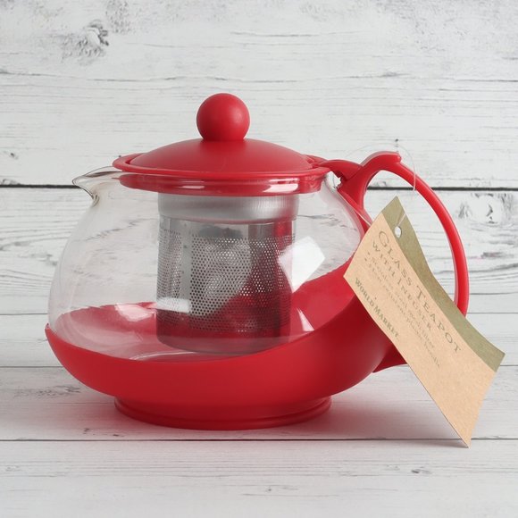 Glass Teapot with Infuser NWT - Picture 1 of 6
